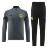 Borussia Dortmund Gray Ensemble Vestes d'Entraînement 22-23 Pour Homme